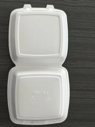 Lonchera desechable de PS Blanco