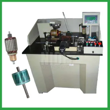Auto rotor commutator turning machine