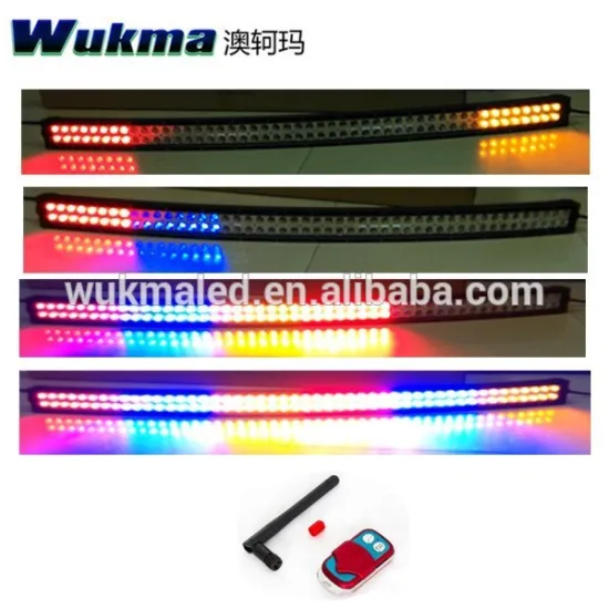 RGB Color Blasting Flash Led Light bar , Remote Control Doule Row 30" 40" 50inch Led Work Light Bar For 4X4 offroad Suv Car 4WD