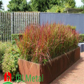 Metal Planting Box and Corten Steel Flower Pot