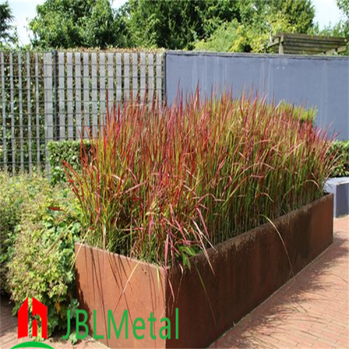 Metal Planting Box and Corten Steel Flower Pot