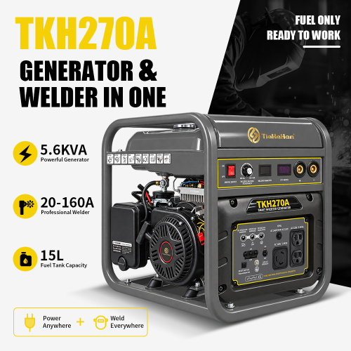Générateur de soudage à essence portable 120V/240V 60Hz