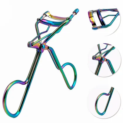 1pcs Eyelash Curler Eye Lashes Curling Clip Lash Tweezers Curler Clip False Eyelash Extension Tools Makeup Curling Twisting Lash