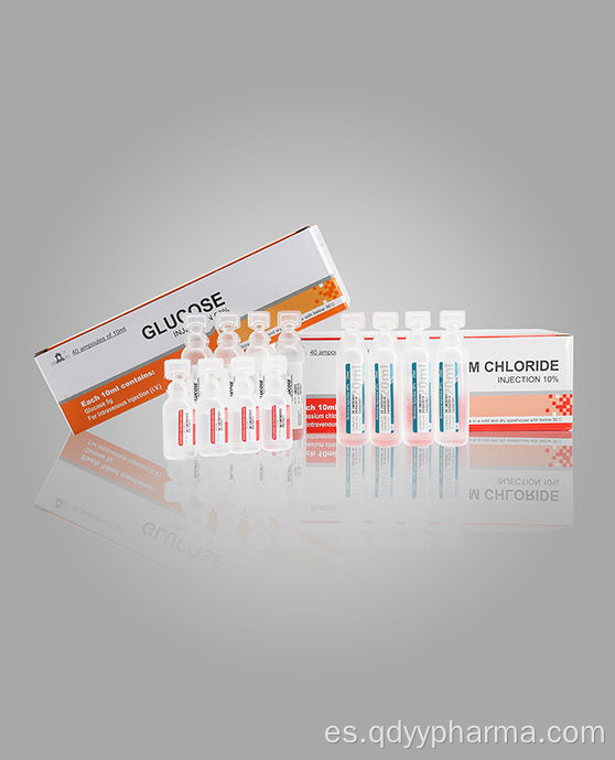 Inyección de cloruro de sodio 10 ml: 90 mg, 10 ml: 1g