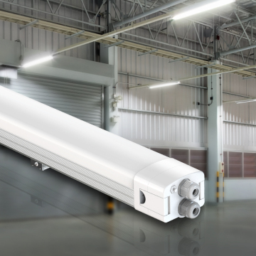 TOPPO 160LM / W HIGH LUMEN 1200 mm Vapor SAA IP65 Batte-temps imperméable