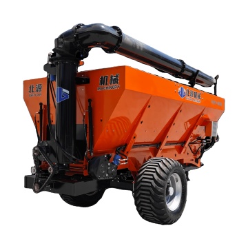 Tractor-Trailered Rotary Auger Grain Chaser for Carriage and Transport