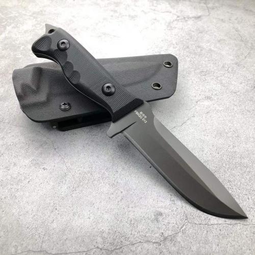 G10 handle small survival hunting knife with Kydex sheath