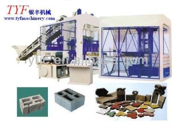 QTY6-15 Vibrating table concrete paver block making machine
