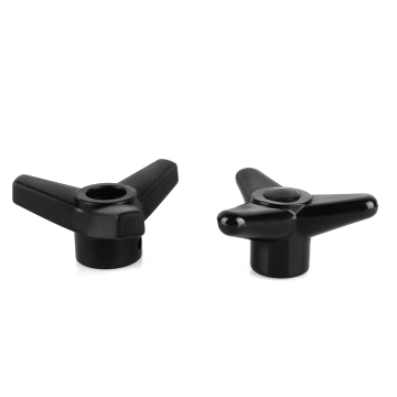 Triangle Arrow Lobe Handle with Screw Nut Through Hole