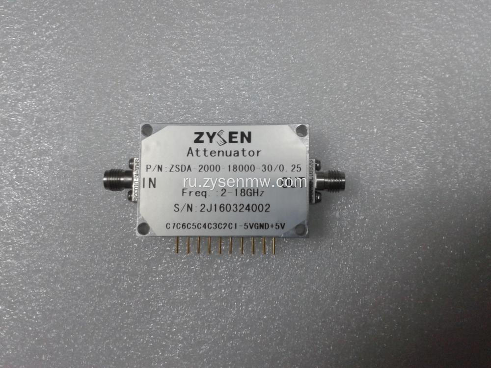 2-18 ГГц 30 дБ цифровой аттенюатор