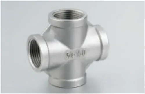 stainless steel cross weld end/female thread
