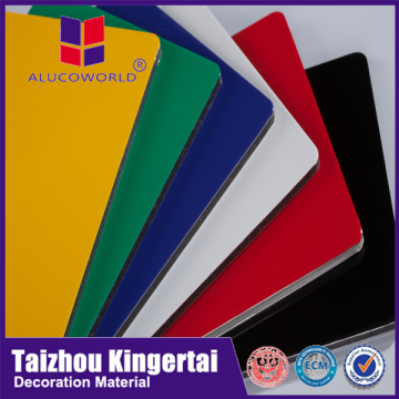 Alucoworld best sell aesthetic anstmction 4mm outside aluminum composite panel nepal for hotel