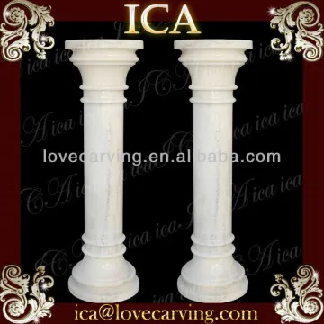 Artificial stone pillars