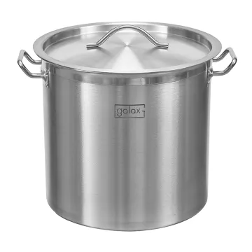 Stainless steel covered stock pot