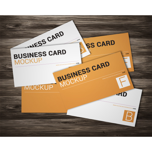 Standard visiting card design