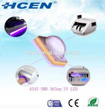Hot sales 4545 SMD 3w high power 365nm uv led with RoHS compliant