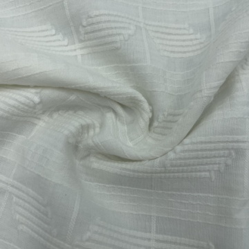 Femmes vêtements de couleur blanche 100% coton tissu