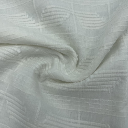 Prendas de mujeres color blanco 100% tela de algodón