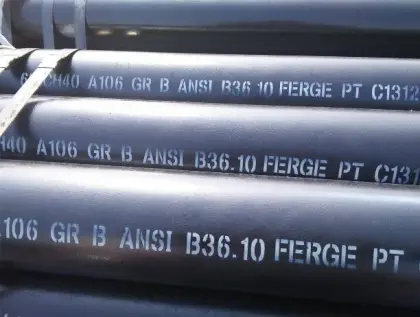 A106 Gr. B Steel Pipes, ASTM A106 Gr. B Pipes, B36.10 A106 Seamless Steel Pipe