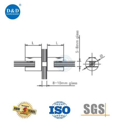 Stainless Steel Glass Clamps