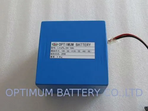 Electric Bike Lithium Batteries Pack 24v 10ah With Pcb, Covered By Pvc Film