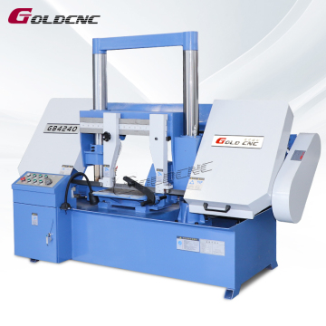 GB4240 Macchina da sega a banda semi -automatica - Macchine da taglio in metallo orizzontale Goldcnc