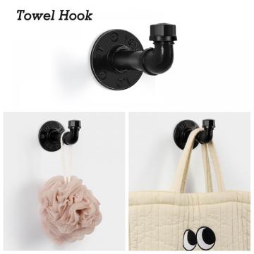 13-Piece Industrial Towel Rack for Bathroom Accessories