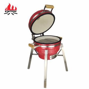 Duży 27 Zoll Black Thermometr Ceramiczny Kamado Firebox 16 -calowy Kamado Grill