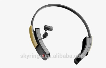 2016 noise cancelling wireless neckband in ear earphone throat Vibratting earphone