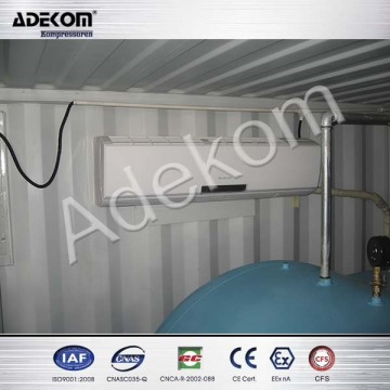 block-container rotary screw air compressor for mining
