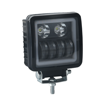 2020 Auto Lighting System 6500K 4500Lm 40W Square LED Work Light for Truck, Car, Off Road