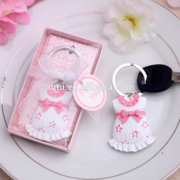 Cute Pink Girl Dress Key Chain Baby souvenir gifts