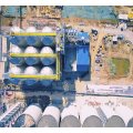 Highly application-adapted silos for raw materials