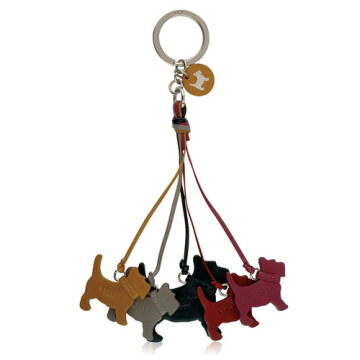 PU anjing kunci rantai emas aksesori 1205-F