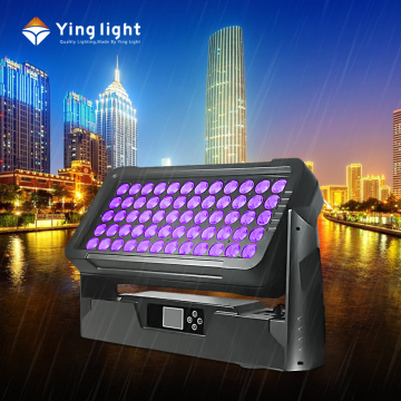 60pcs LED City Color Wall Washer Light IP65 Waterproof RGBW 4in1 Facade Building Outdoor Lighting