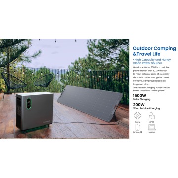 Bateria de armazenamento de energia doméstica do Gendome Home 3000