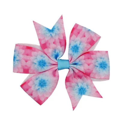 Drunk Beautiful Garden Style JoJo Bow Hair Accessories 8cm Peony Blossom Clips