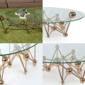 매력적인 디자인 타원형 커피 테이블