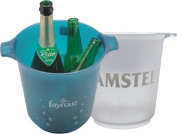 Plastic accessories ice bucket with handles