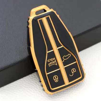 Four Buttons Car Key Fob Cover For Hongqi