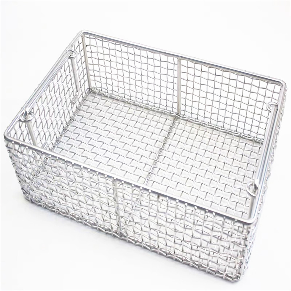 woven wire mesh basket 
