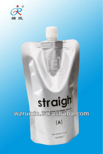 Flexible packaging, Spout Pouch for straight cosme cream