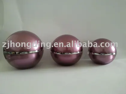ball shape cosmetic cream jars
