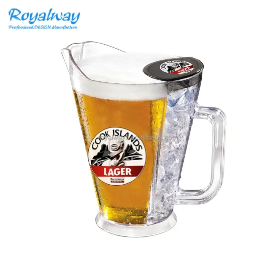 Factory Direct 1.5L Acrylic Cooler Water Pitcher and Beer Jug with Ice Core: Your Reliable Beverage Solution
