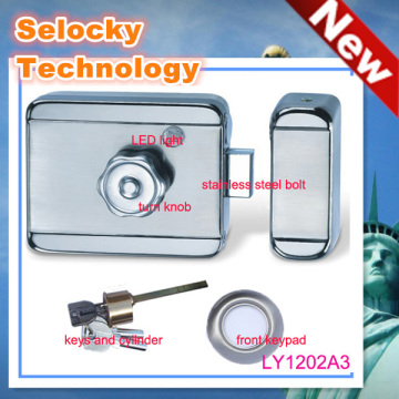 2016 hot sale automatical lock electronic mute lock for apartments electric door lock solenoid made in china
