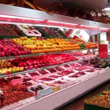 T8 LED Tube Lamp - Fresh Meat Light Pink for Supermarket