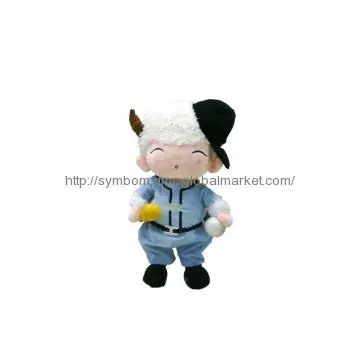 Lovely Plush Sheep Toy Sheep with Baseball