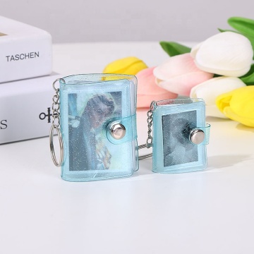 Χονδρικό σαφές μίνι άλμπουμ Acrylic Keychain - 1inch/2inch PhotoCard Albums για συλλεκτικά αντικείμενα και παιδιά