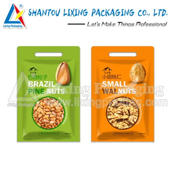 LIXING PACKAGING plastic cashew nut snack aluminum foil packaging bag