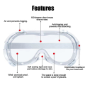 Okulary ochronne zapobiegają przedostawaniu się cząstek płynnych do krwi